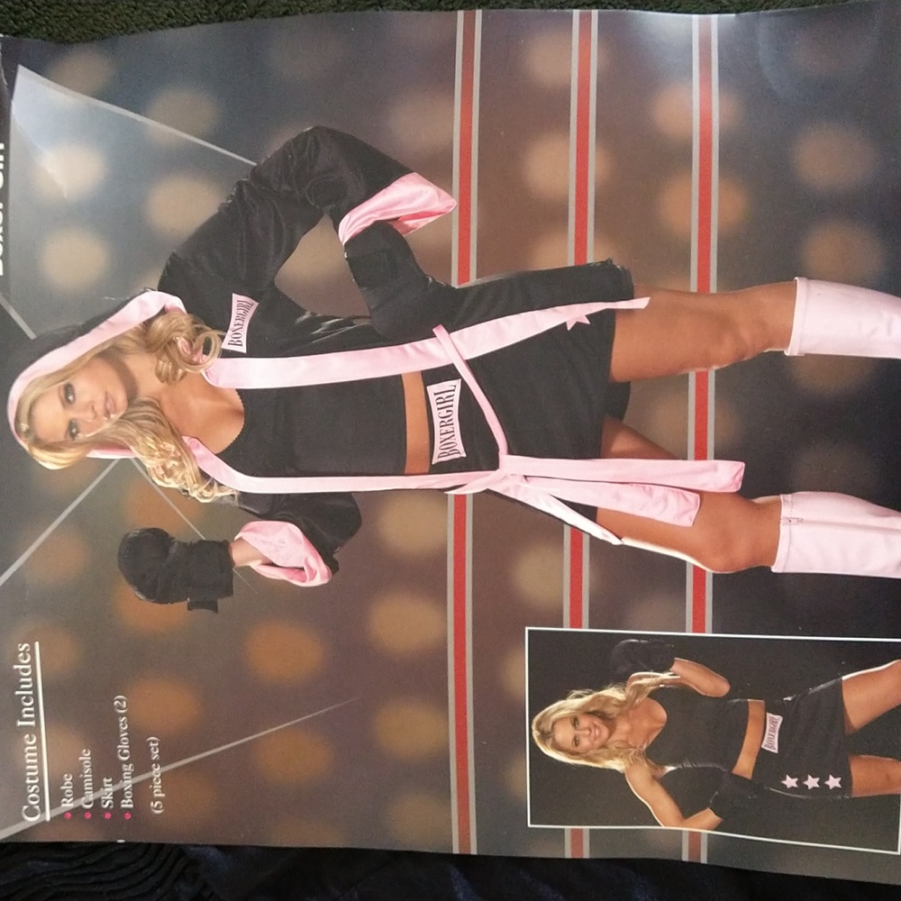Halloween Boxer Girl Outfit
